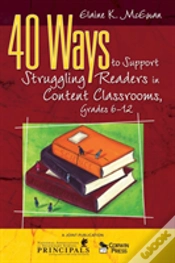 Capa do artigo 40 Ways To Support Struggling Readers In Content Classrooms, Grades 6-12