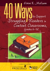 Capa do artigo 40 Ways To Support Struggling Readers In Content Classrooms, Grades 6-12