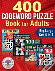 400 Codeword Puzzle Book For Adults