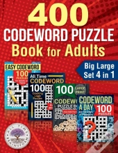 400 Codeword Puzzle Book For Adults