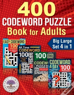 Capa do artigo 400 Codeword Puzzle Book For Adults