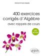 400 Exercices Corrigés D'Algèbre Avec Rappels De Cours ; Prépas Spé Mp-Mp* - Preview