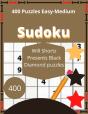 400 Puzzles Easy-Medium Sudoku Will Shortz Presents Black Diamond Puzzles - Preview