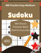 Capa do artigo 400 Puzzles Easy-Medium Sudoku Will Shortz Presents Black Diamond Puzzles