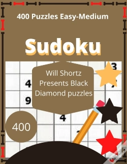 Capa do artigo 400 Puzzles Easy-Medium Sudoku Will Shortz Presents Black Diamond Puzzles