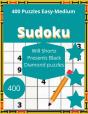 400 Puzzles Easy-Medium Sudoku Will Shortz Presents Black Diamond Puzzles - Preview