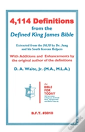 4,114 Definitions From The Defined King James Bible
