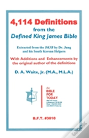 Capa do artigo 4,114 Definitions From The Defined King James Bible