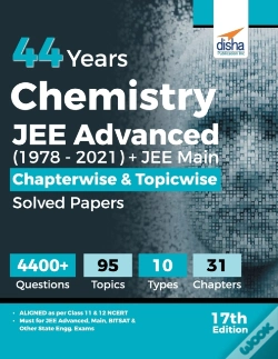 Capa do artigo 44 Years Chemistry Jee Advanced (1978 - 2021) + Jee Main Chapterwise & Topicwise Solved Papers 17th Edition