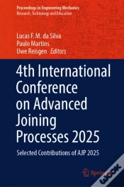 Capa do artigo 4th International Conference On Advanced Joining Processes 2025