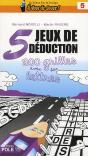 5 Jeux De Déduction ; 200 Grilles Avec Des Lettres - Preview