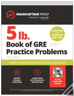 Capa do artigo 5 Lb. Book Of Gre Practice Problems: 1,400+ Practice Problems In Book And Online (Manhattan Prep 5 Lb)
