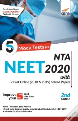 Capa do artigo 5 Mock Tests For Nta Neet 2020 With 2018 & 2019 Question Papers - 2nd Edition