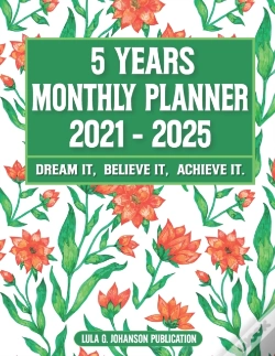Capa do artigo 5 Year Monthly Planner 2021-2025