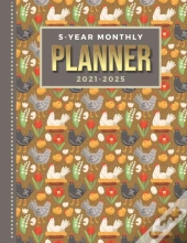 5-Year Monthly Planner 2021-2025