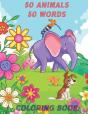 50 Animals 50 Words Coloring Book - Preview