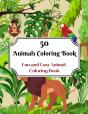 50 Animals Coloring Book - Preview