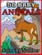 50 Baby Animals Color B Number - Preview
