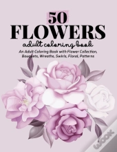 50 Flowers Coloring Book