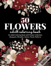 50 Flowers Coloring Book
