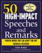 50 High-Impact Speeches And Remarks - Preview
