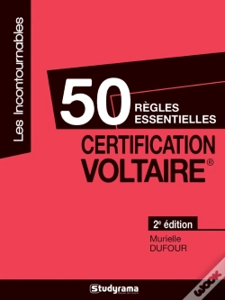Capa do artigo 50 Regles Certification Voltaire