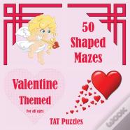 50 Shaped Mazes Valentine Themed