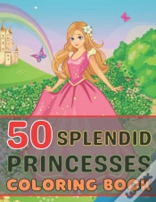 Capa do artigo 50 Splendid Princesses Coloring Book