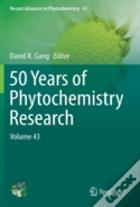 50 Years Of Phytochemistry Research