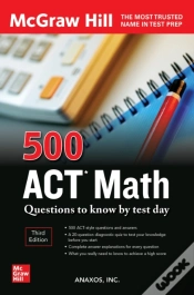 Capa do artigo 500 Act Math Questions To Know By Test Day, Third Edition