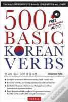 500 Basic Korean Verbs