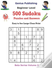 Capa do artigo 500 Beginner Sudoku Puzzles And Answers Beta Series Volume 3