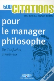 Capa do artigo 500 citations pour le manager philosophe - de confucius a wolinski