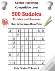 500 Competitive Sudoku Puzzles And Answers Beta Series Volume 4