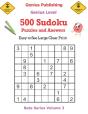 500 Genius Sudoku Puzzles And Answers Beta Series Volume 3 - Preview
