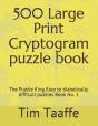 500 Large Print Cryptogram Puzzle Book - Preview
