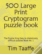 Capa do artigo 500 Large Print Cryptogram Puzzle Book