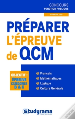 Capa do artigo 500 Qcm D'Entree Dans La Fonction Publique (Francais Mathematiques Logique..)