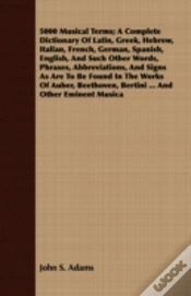 Capa do artigo 5000 Musical Terms; A Complete Dictionar