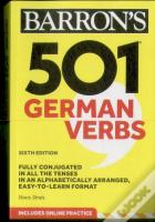 501 German Verbs, Sixth Edition
