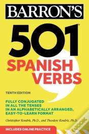 Capa do artigo 501 Spanish Verbs, Tenth Edition