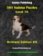 504 Sudoku Puzzles Difficulty Level 18 Brilliant #9 - Preview