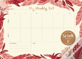 52 Lists Weekly Desk Pad