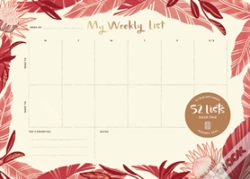 Capa do artigo 52 Lists Weekly Desk Pad