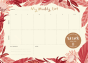 52 Lists Weekly Desk Pad - Preview