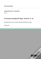 52 Toccaten Und Fugen Far Orgel - Teil B