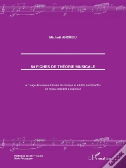 Capa do artigo 54 Fiches De Théorie Musicale À L'Usage Des Élèves D'Écoles