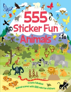 Capa do artigo 555 Sticker Fun - Animals Activity Book