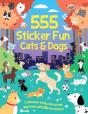 555 Sticker Fun - Cats & Dogs Activity Book - Preview