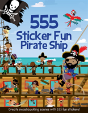 555 Sticker Fun - Pirate Ship Activity Book - Preview